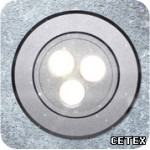 Светильник-спот Gauss LED 3x3W 4100K (84х68 mm)