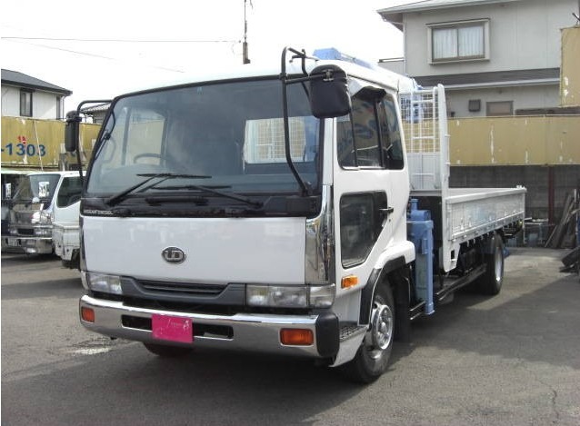 Грузовик бортовой+кран б/у Nissan Diesel UD, Condor, 1995 г