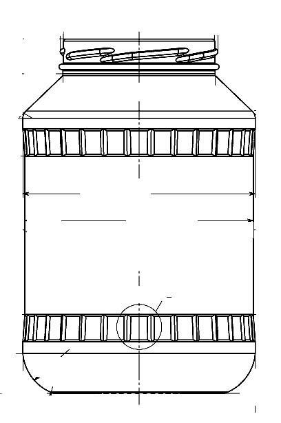 Стеклобанка типа III-82-1500  Украина