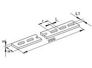 Перфорированная Полоса К106 У2