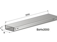 Короба неперфорированные ГК-100х65х2000