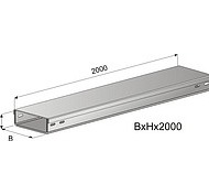 Короба неперфорированные ГК-200х50х2000