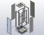 Дверь телекоммуникационная обзорная D 220.80 IV