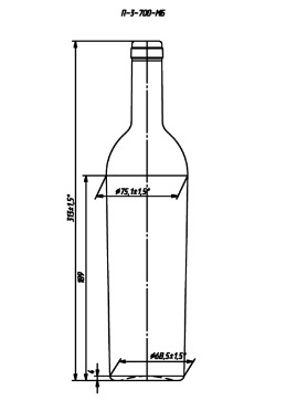 Бутылки стеклянные