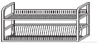 Стеллажи для сушки посуды