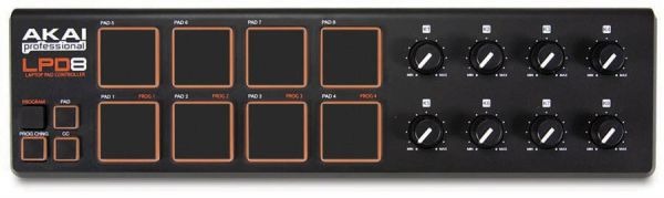 MIDI-контроллер миниатюрный Akai LPD8