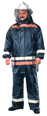 Боевая одежда пожарного 3 уровня защиты из винилискожи