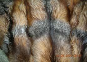 Натуральный мех лисицы Осветленная