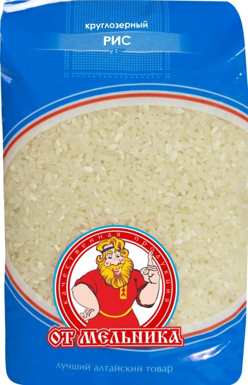 Рис круглозерный шлифованный