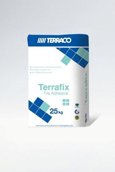 Клей-мастика для кафеля Terrafix EXT, упаковка 25 кг.