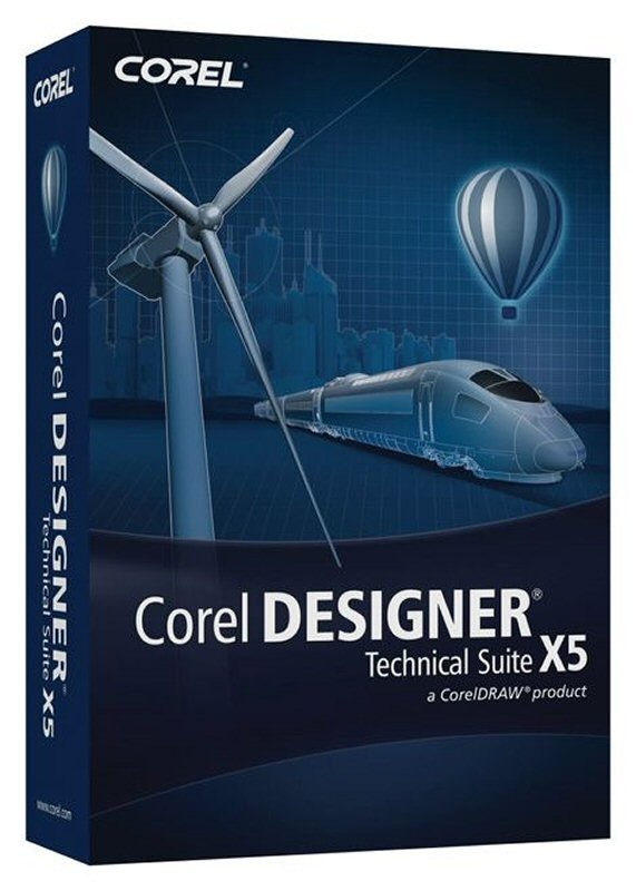 Графический редактор Corel DESIGNER Technical Suite X5