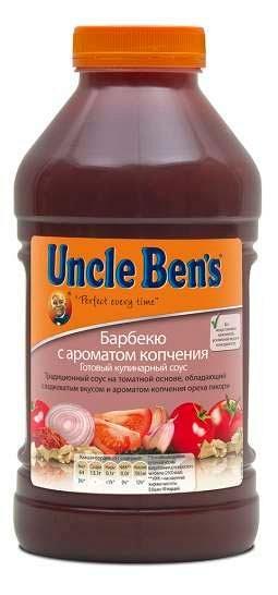 Соус Uncle Ben*s, соус барбекю, соус с ароматом копчения, 2,49кг, соусы