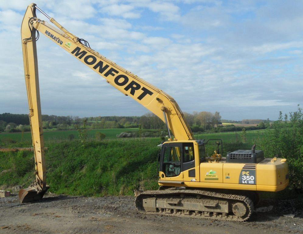 Гусеничный экскаватор KOMATSU PC350 LC-8 super long