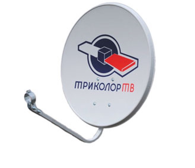 Антенна спутниковая офсетная АУМ CTB-0.55-1.1 0.55 605 Logo St с лого Триколор