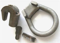 Арматура чокерная (кольцо, крюк, два клина)