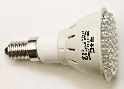 Лампы светодиодные LED JGR-E14-H 54LED 2.7W 250Lm
