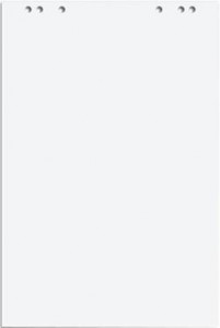 Блок бумаги для флипчартов 65х98см 5шт./уп. Белый Артикул 107917