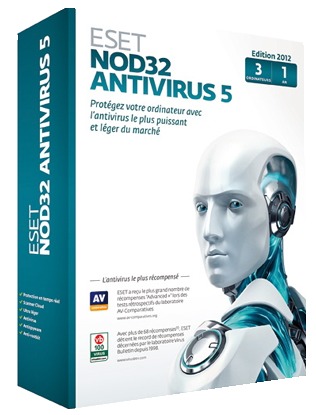 Продукты антивирусные программные Антивирус ESET NOD32 5