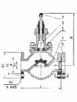 Клапан регулирующий односедельный фланцевый 25ч39п