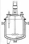 Реакторы с пропеллерными или турбинными мешалками трубами передавливания и съемными крышками