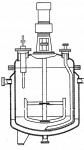 Реакторы с рамными мешалками трубами передавливания и съемными крышками