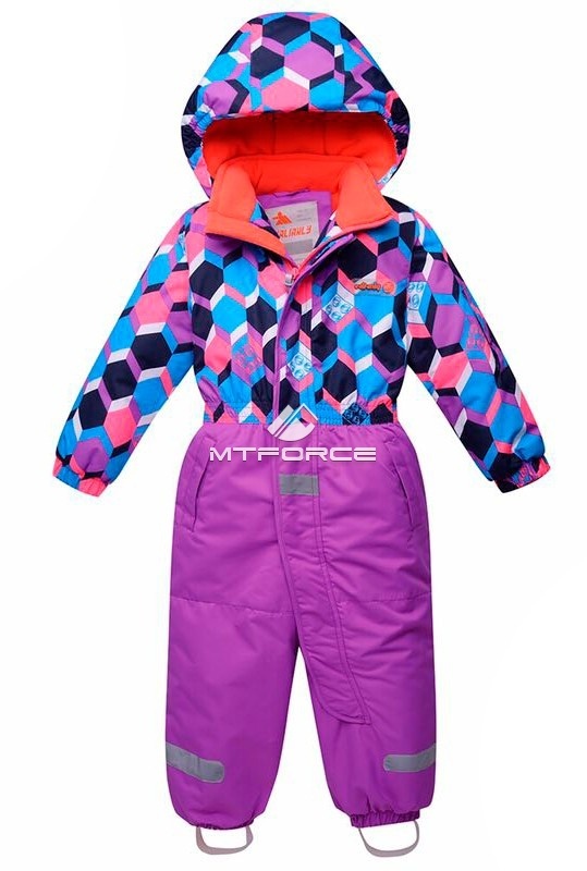 Комбинезон горнолыжный детский фиолетового цвета 8702F