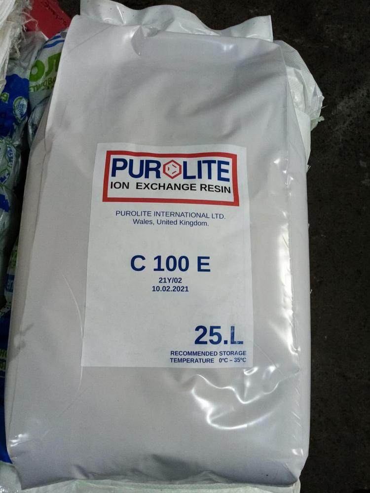 Ионообменная смола Purolite (Пьюролайт) C100 Na 25 л