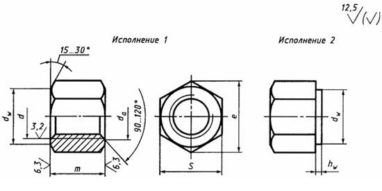 Гайка ГОСТ 15525-70