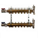 Коллектор STOUT SMB0468000008 на 8 отводов, латунь, без расходомеров
