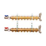 Коллектор Stout SMB 0468 000010 из латуни, без расходомеров 1quot;x3/4quot; на 10 выходов