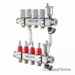 Коллекторный блок Valtec 1 дюйм, 11 x 3/4 дюйма, евроконус со встроенными расходомерами (VTc.586.EMNX.0611)