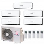 Мульти сплит-система Mitsubishi Heavy SCM100ZМ-S + 5xSRK25ZS-W