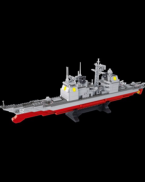 Детский конструктор Sluban ВМФ Военно-Морской Флот «Крейсер» M38-B0389